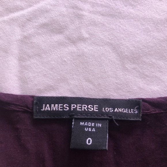 James Perse Plum Viscose Blouse (Size 0) - Picture 3 of 3